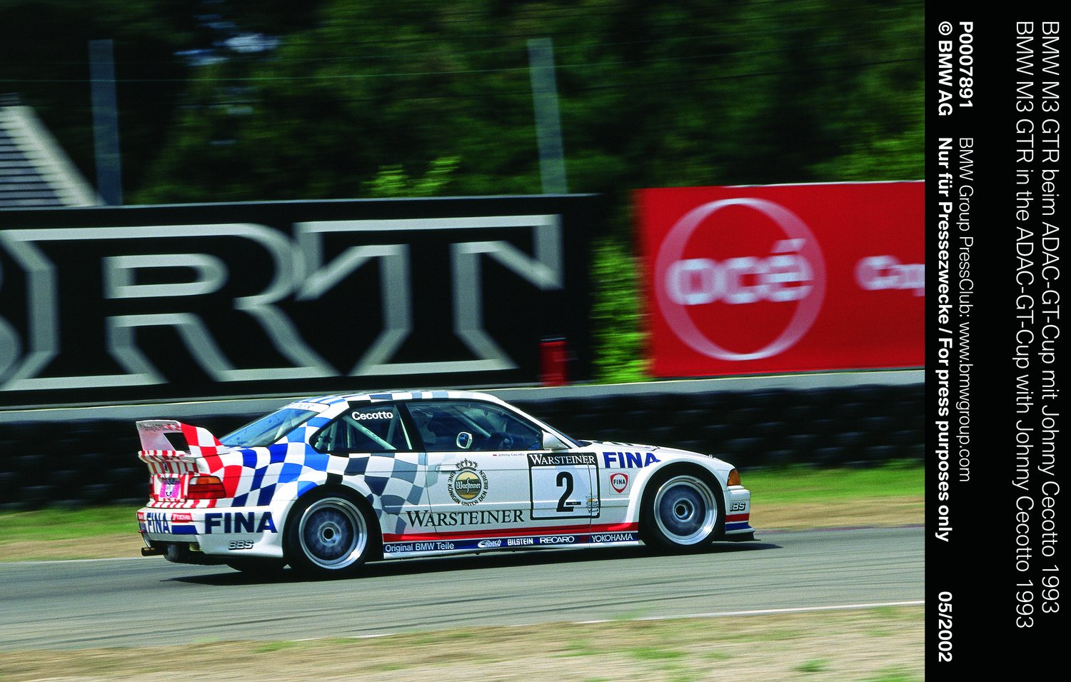 BMW M3 GTR in the ADAC-GT-Cup with Johnny Cecotto 1993 (06/2002)