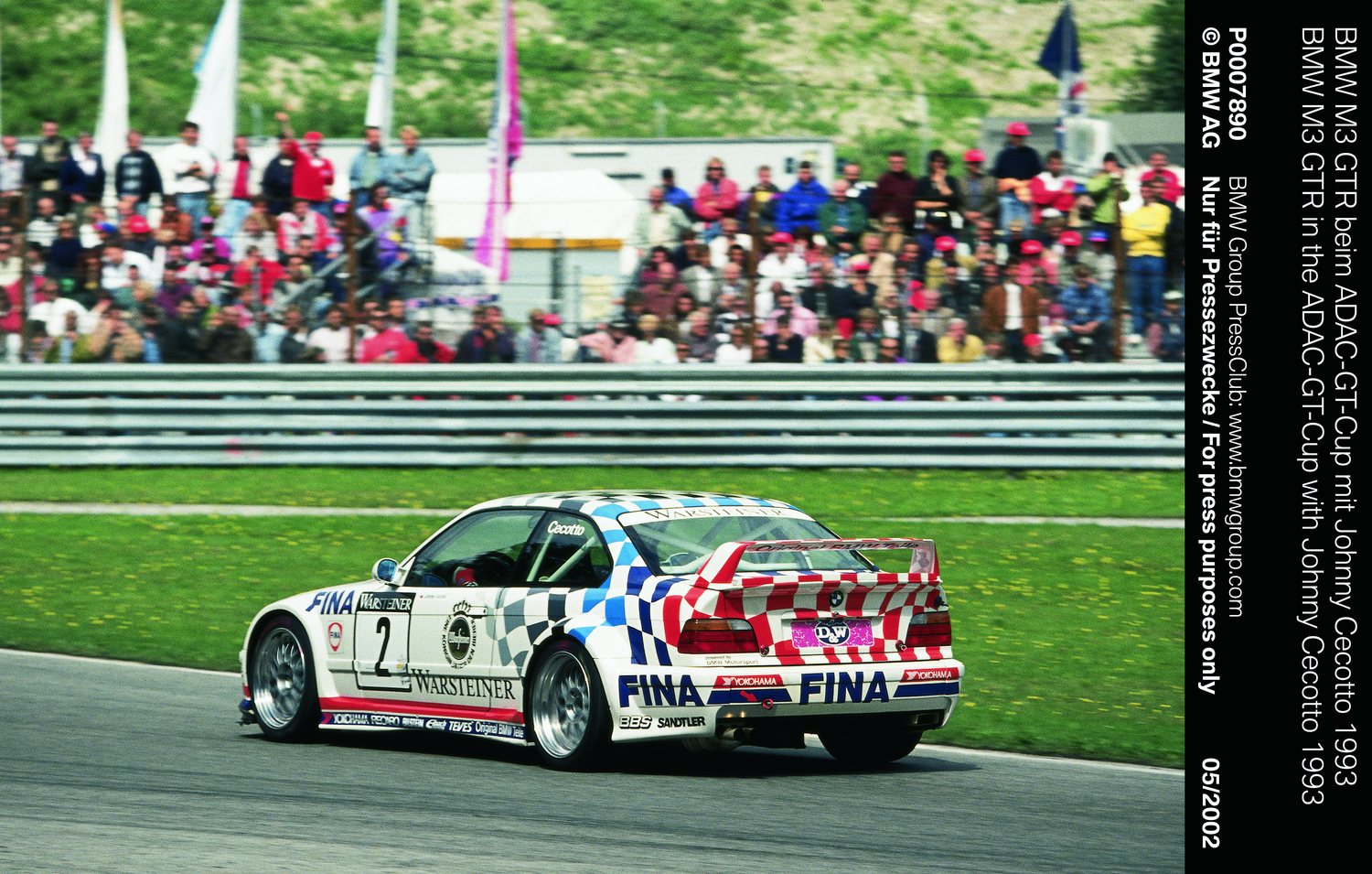 BMW M3 GTR in the ADAC-GT-Cup with Johnny Cecotto 1993 (06/2002)