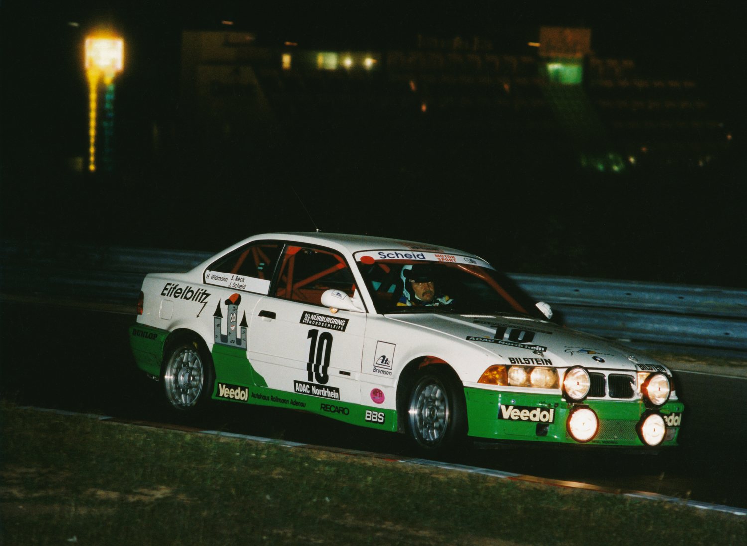 N&uuml;rburgring. Johannes Scheid, BMW M3 E36 &bdquo;Eifelblitz&ldquo;, N&uuml;rburgring 24 Hours, Nordschleife (1997)